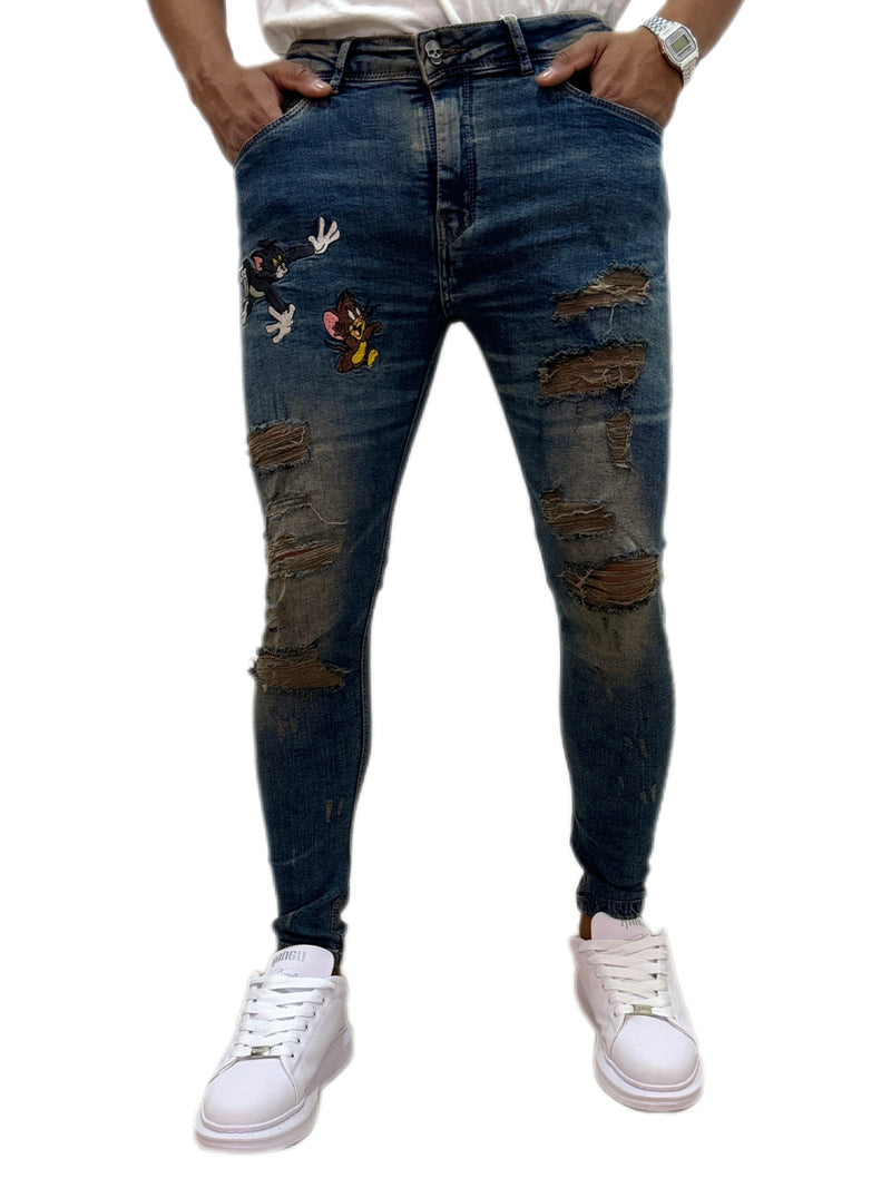 Calça Jeans Tom e Jerry - Jay Jones