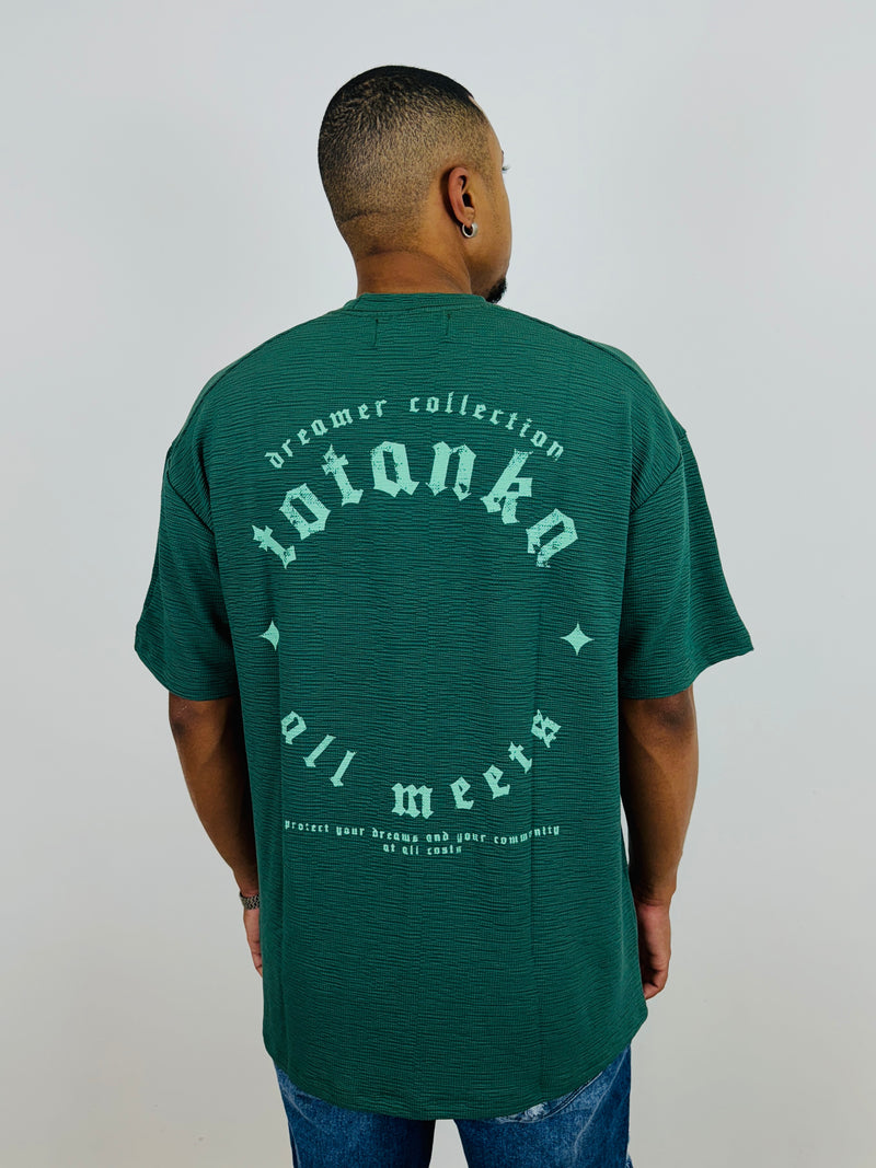 Camiseta Oversized Community Verde - Totanka