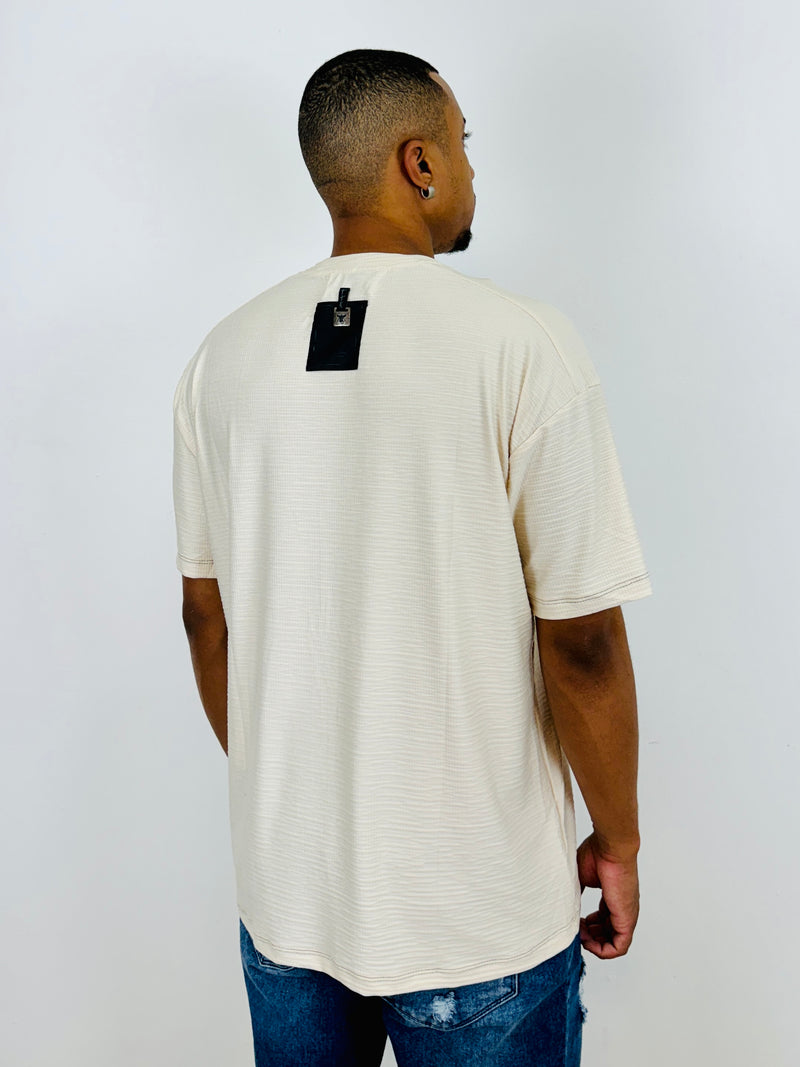 Camiseta Oversized Waffe Off White - Totanka