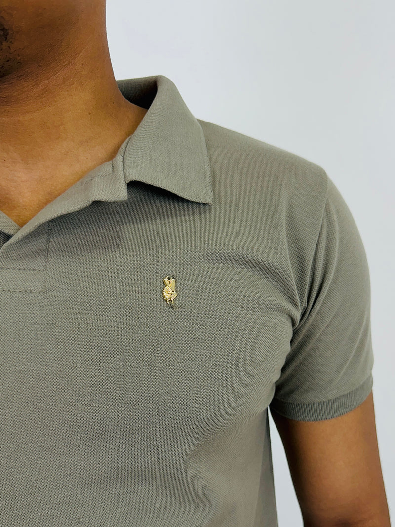 Camisa Polo c/ Pingente Verde - Vip