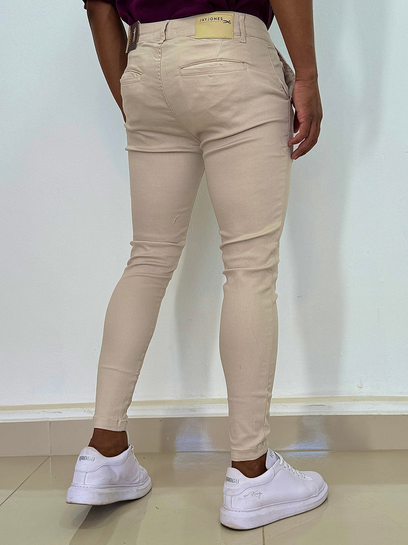 Calça Alfaiataria Skinny Areia - Jay Jones