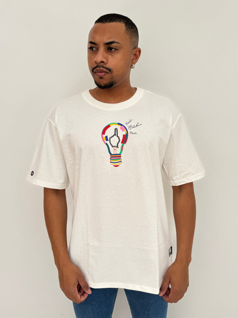 Camiseta Over Thomas Edson Off White - Buh