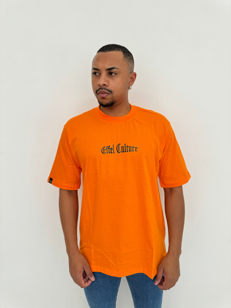 Camiseta Over Globo Laranja - Effel