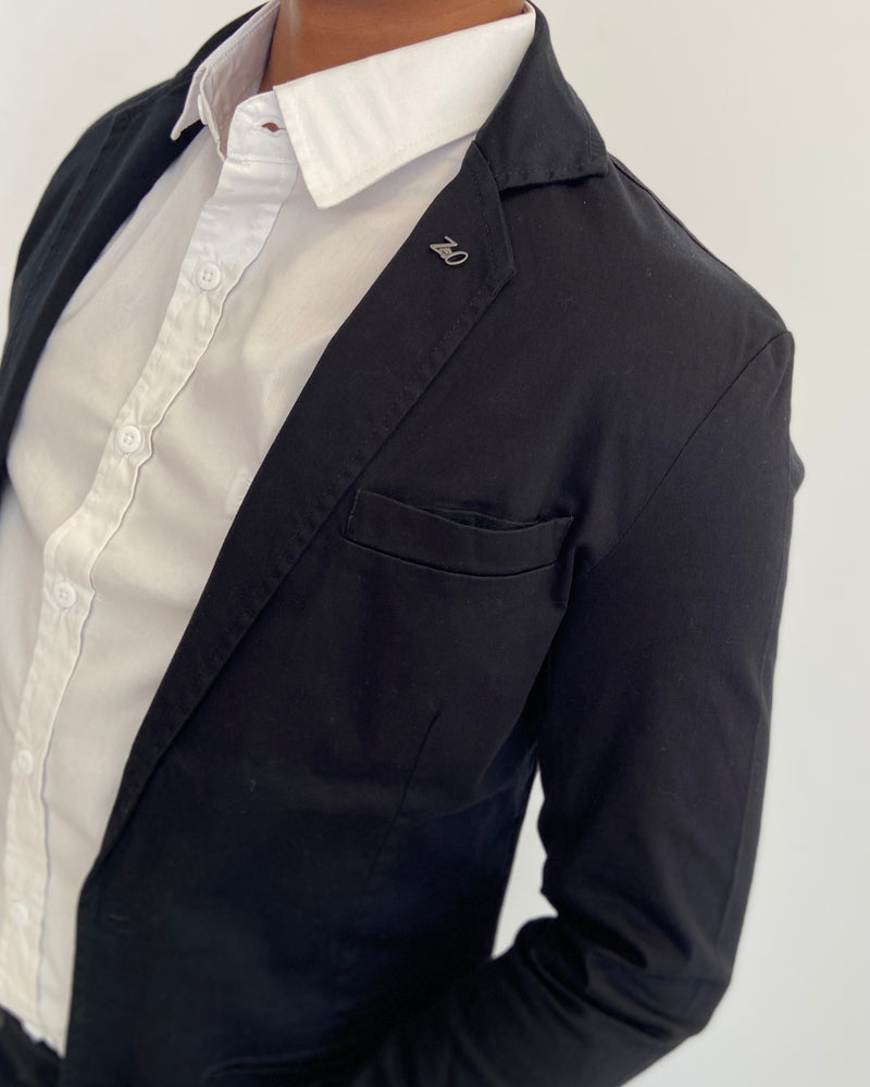 Blazer Slim Zip Off Preto