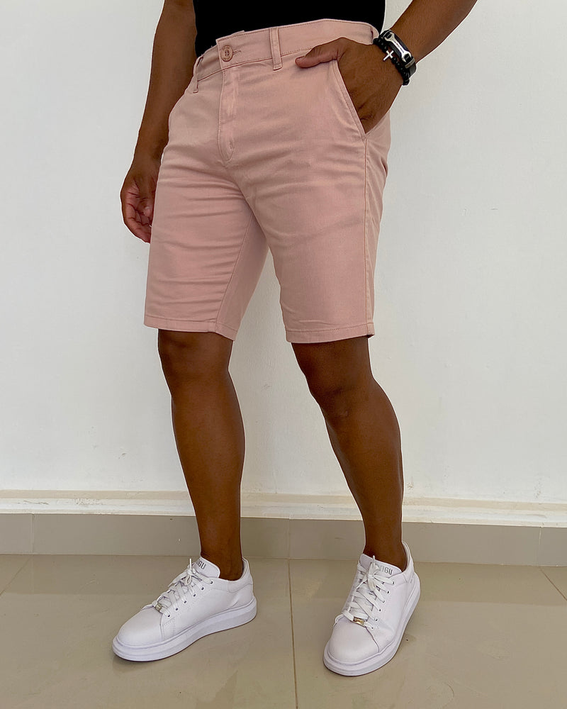 Bermuda Alfaiataria Rose  - Zip Off