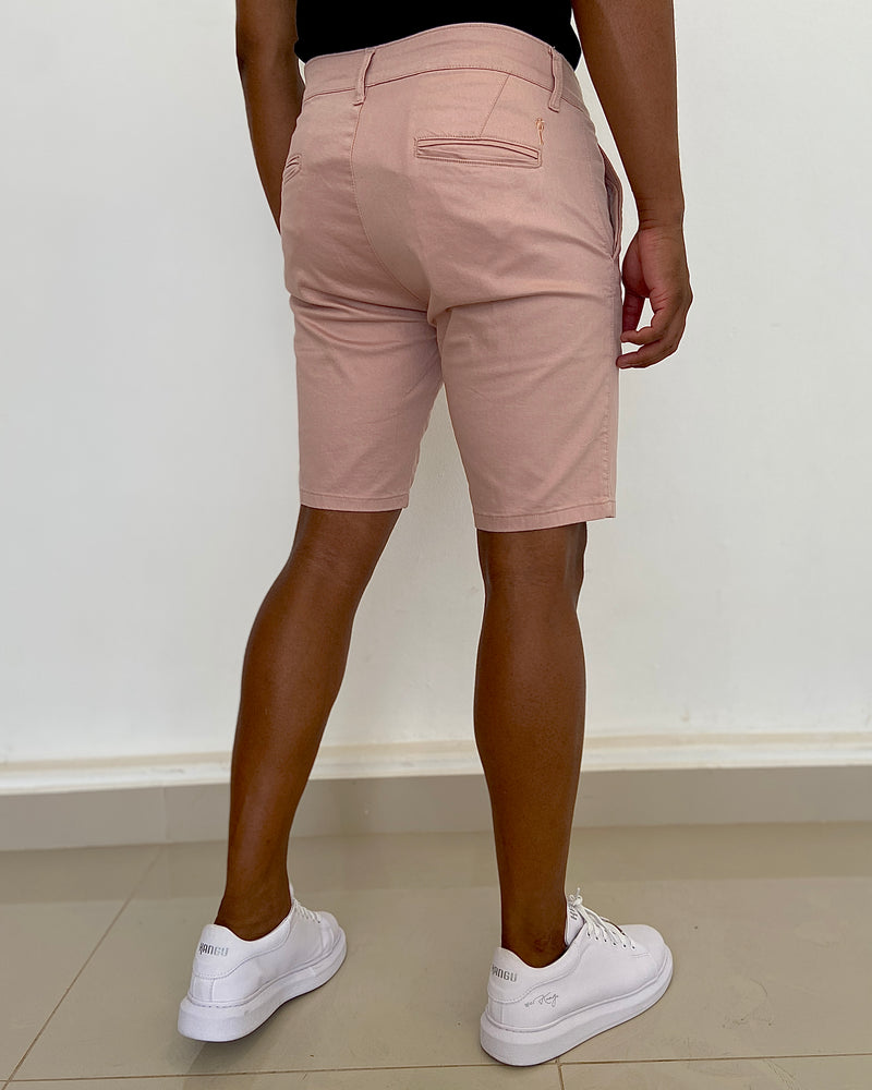 Bermuda Alfaiataria Rose  - Zip Off