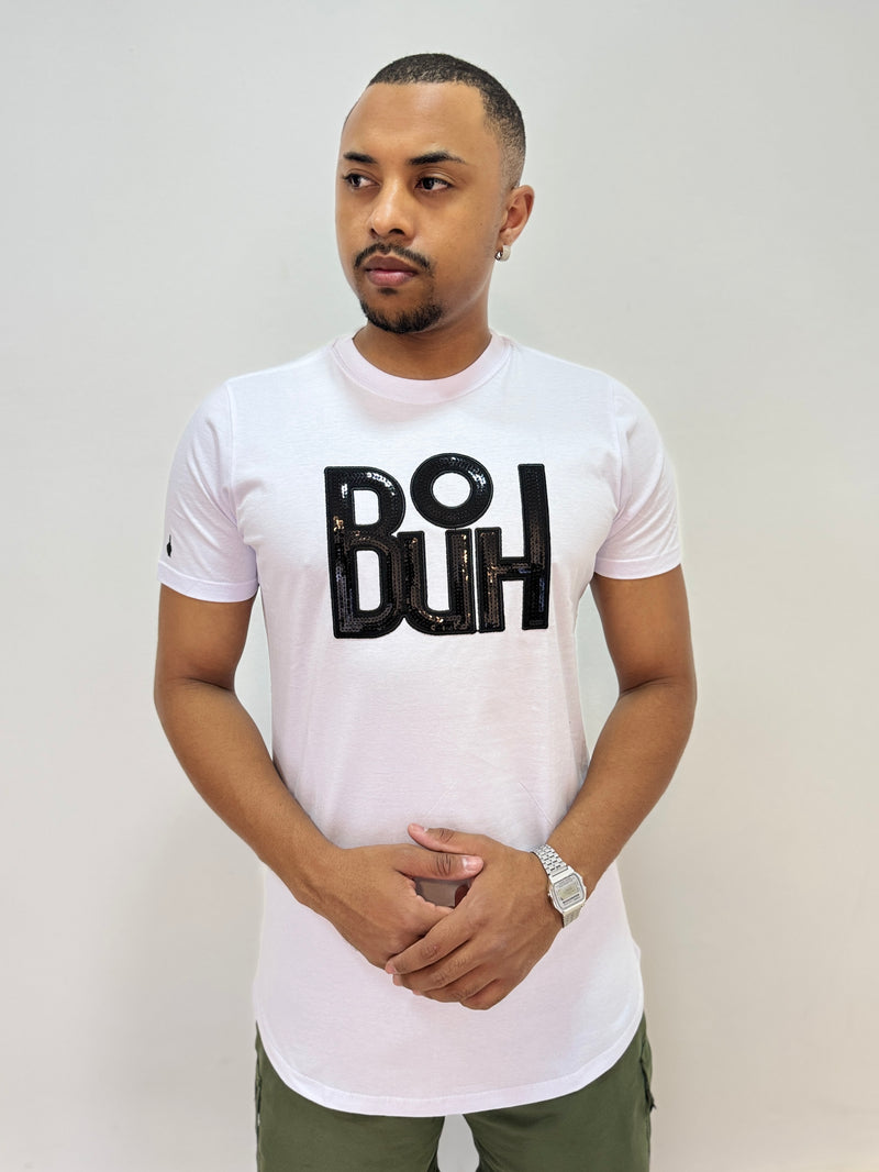 Camiseta Longline  Logo Paete Branca - Buh