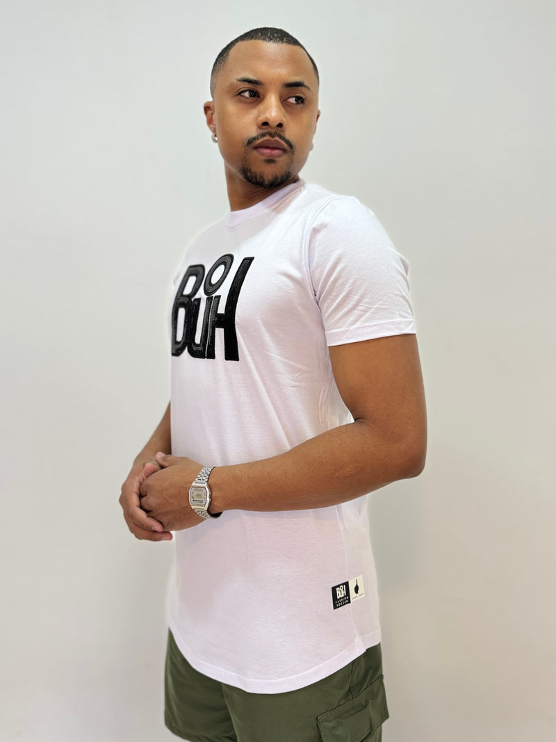 Camiseta Longline  Logo Paete Branca - Buh