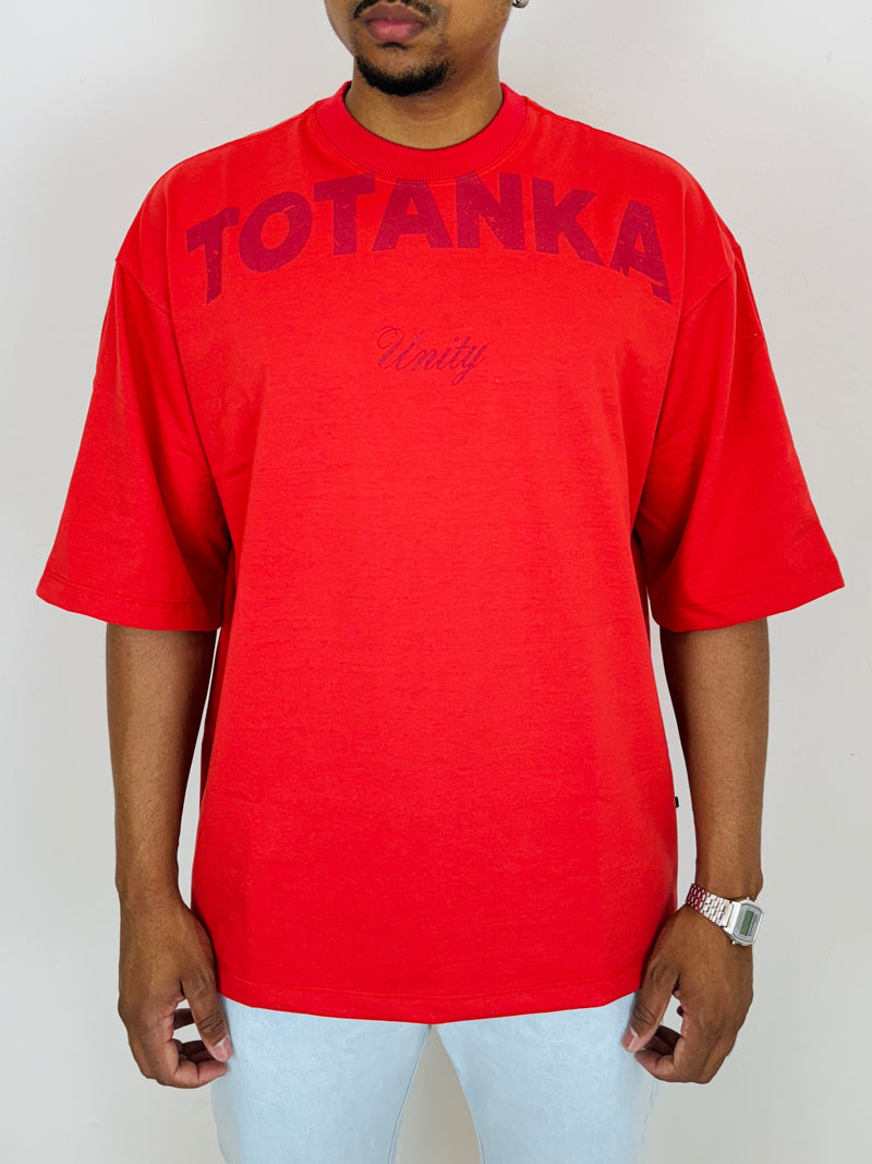 Camiseta Oversized Shade Vermelha - Totanka