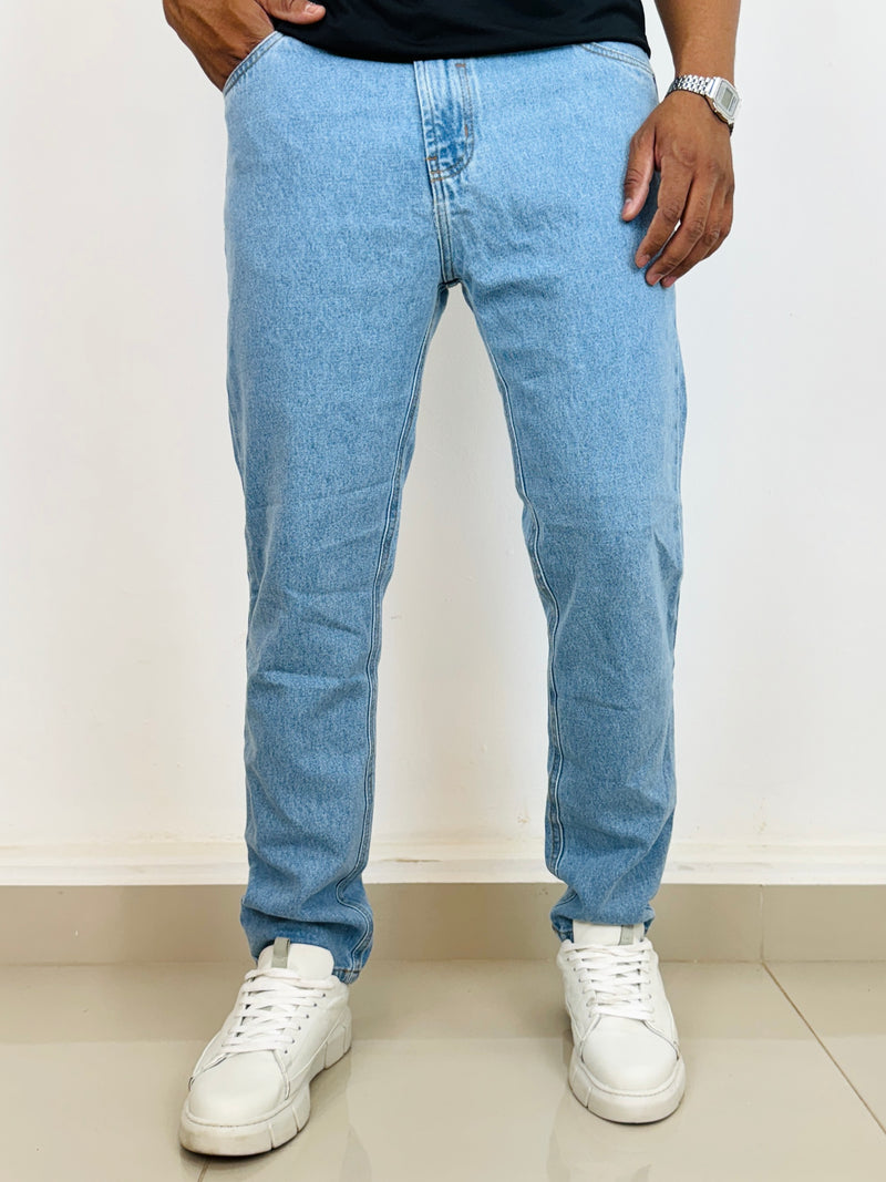 Calça Jeans Básica Mescla Reta - DGN