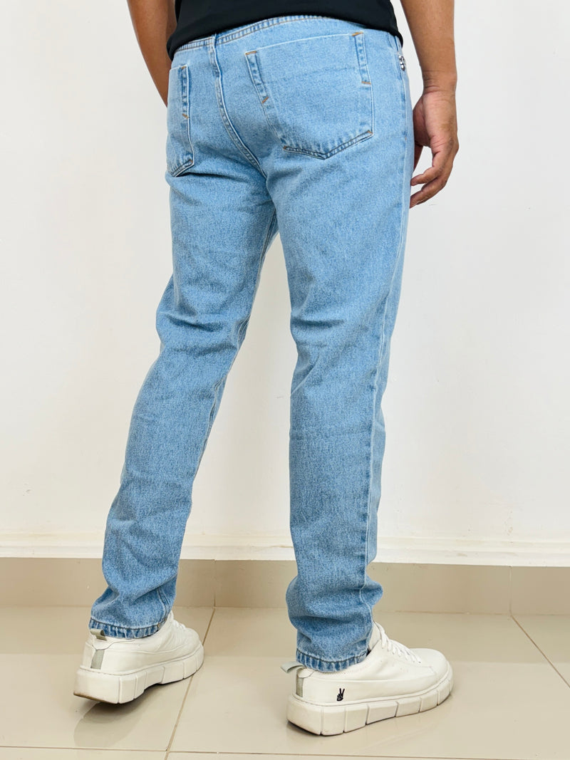 Calça Jeans Básica Mescla Reta - DGN