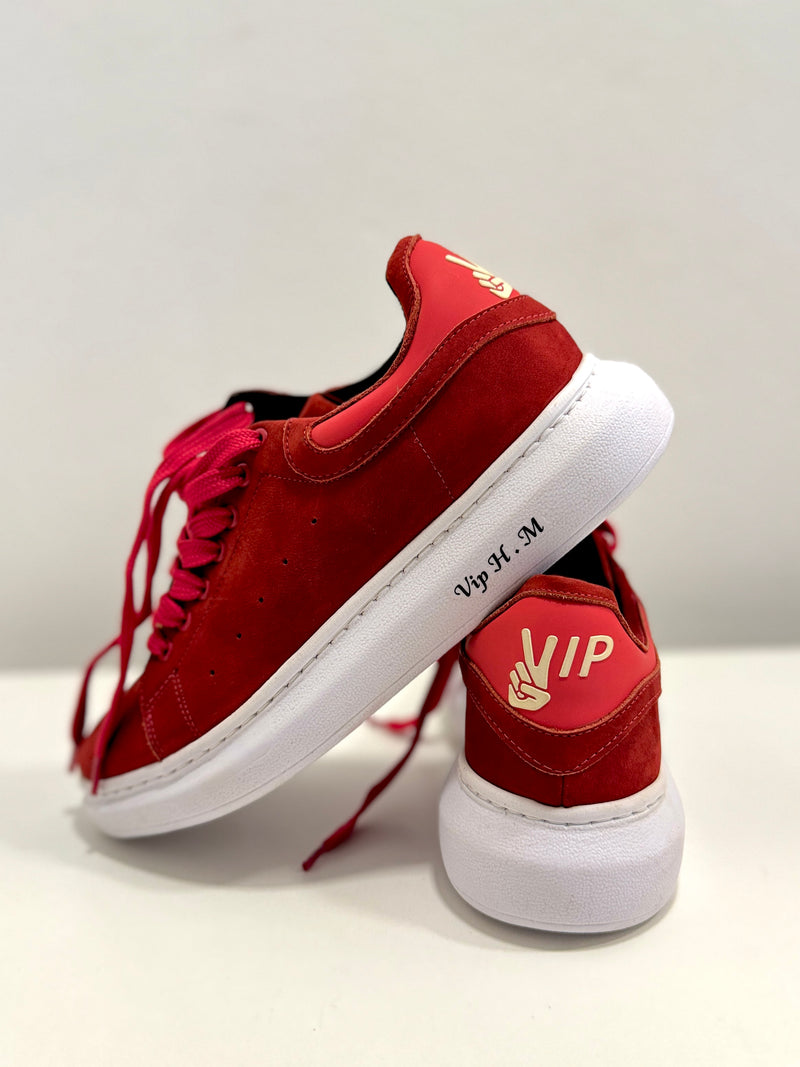 Sneaker Suede Vermelho - VIP