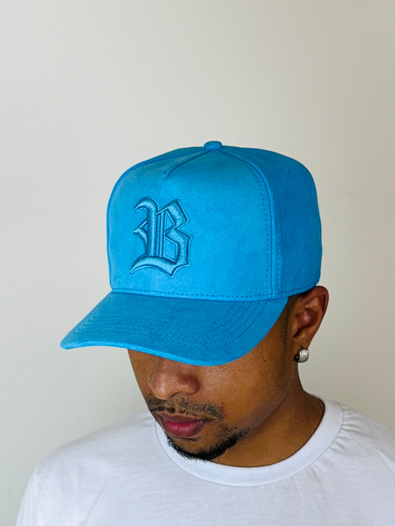 Boné Snapback Suede Azul Celeste - Blck