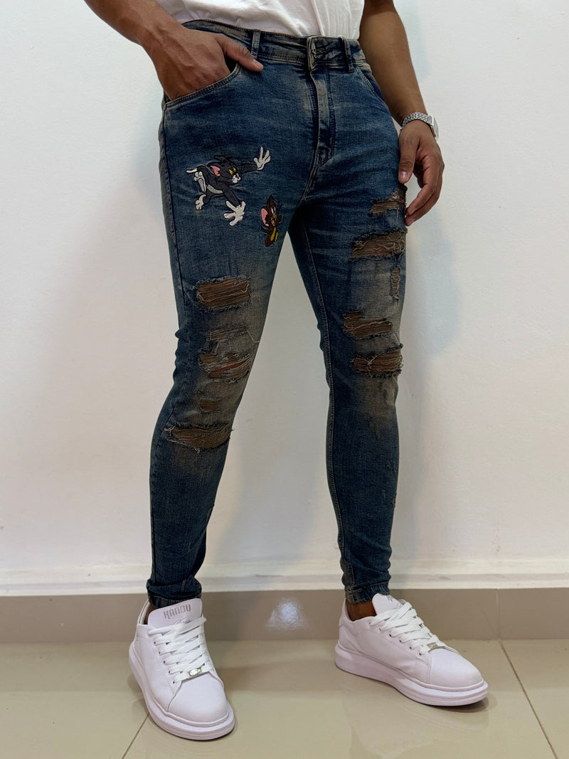 Calça Jeans Tom e Jerry - Jay Jones