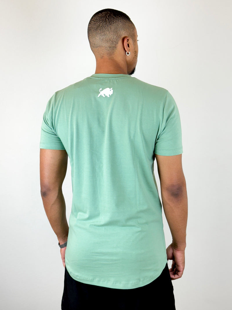 Camiseta Long-Line Verde - Effel