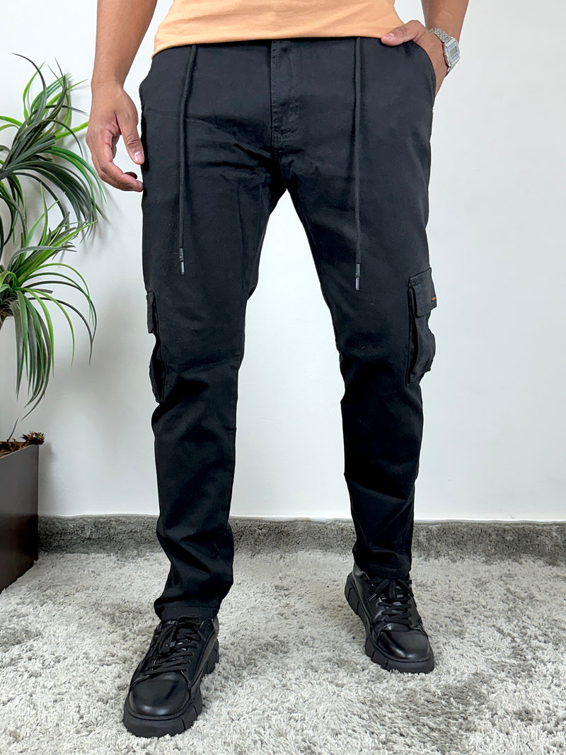 Calça Cargo Preto - City Denim