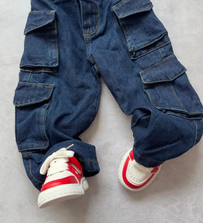 Calça Jeans Baggy Street - Dmiss Baby