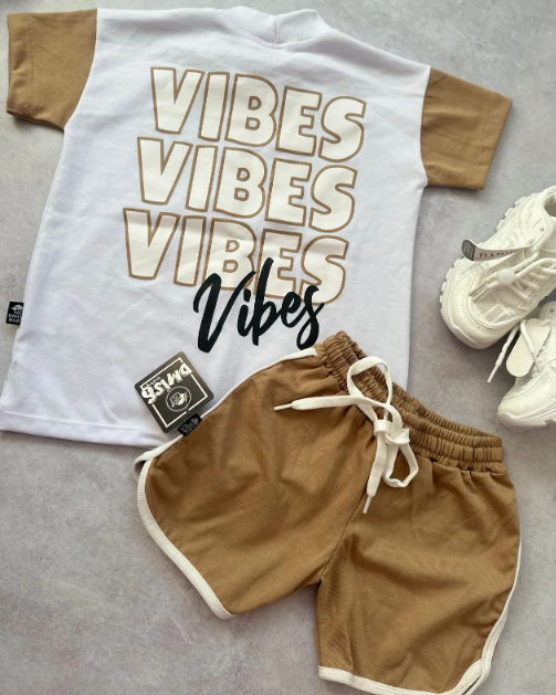 Conjunto Caqui Vibes - Dmiss Baby